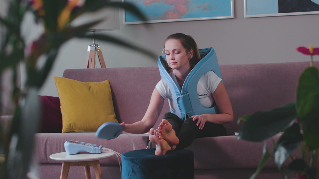 Charger la vidéo : Thérapie PEMF Biomag pour les douleurs du dos et des pieds